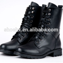 Mulheres Botas, Estilo Britânico Clássico Das Mulheres Da Motocicleta Martin Botas, Punk Bandagem Outono Sapatos Impermeáveis ​​Sapatos Pretos plus size